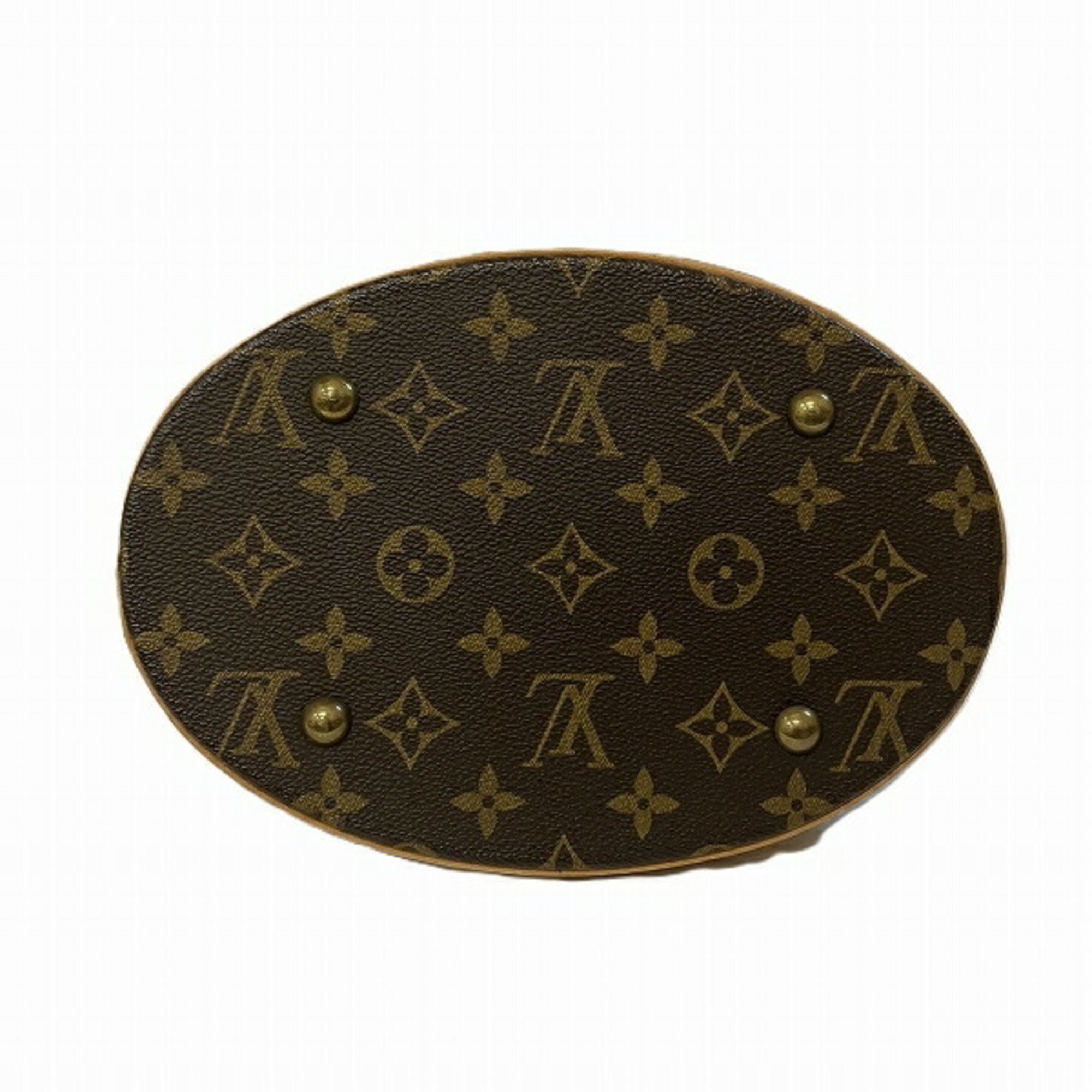 Louis Vuitton Monogram Petit Bucket M42238 Bag Tote Women's