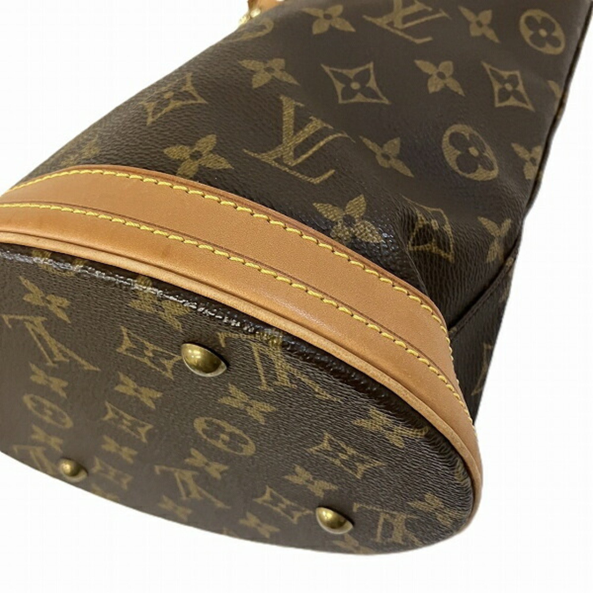 Louis Vuitton Monogram Petit Bucket M42238 Bag Tote Women's