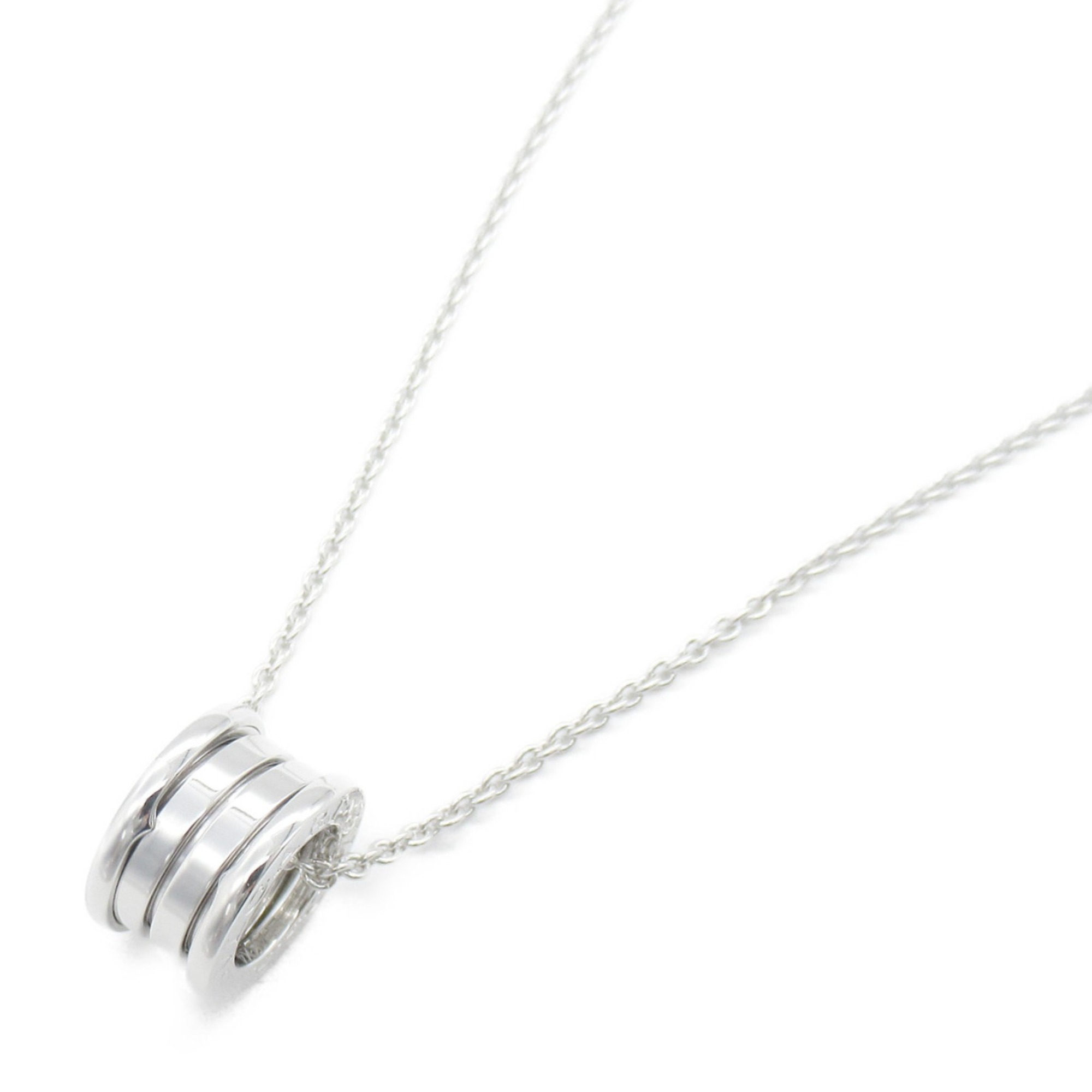 BVLGARI B-zero1 Necklace K18WG (White Gold) Women's Silver