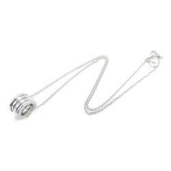 BVLGARI B-zero1 Necklace K18WG (White Gold) Women's Silver