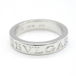 BVLGARI B-zero1 Double Ring, K18WG (White Gold), Diamond, Men's, Women's, Clear