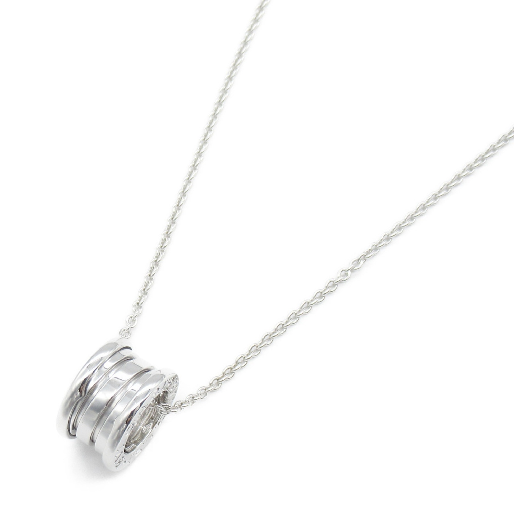 BVLGARI B-zero1 Necklace K18WG (White Gold) Women's Silver