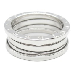 BVLGARI B-zero1 Ring, K18WG (White Gold), Men's, Women's, Silver