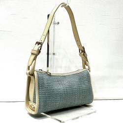 CELINE straw leather bag handbag for women