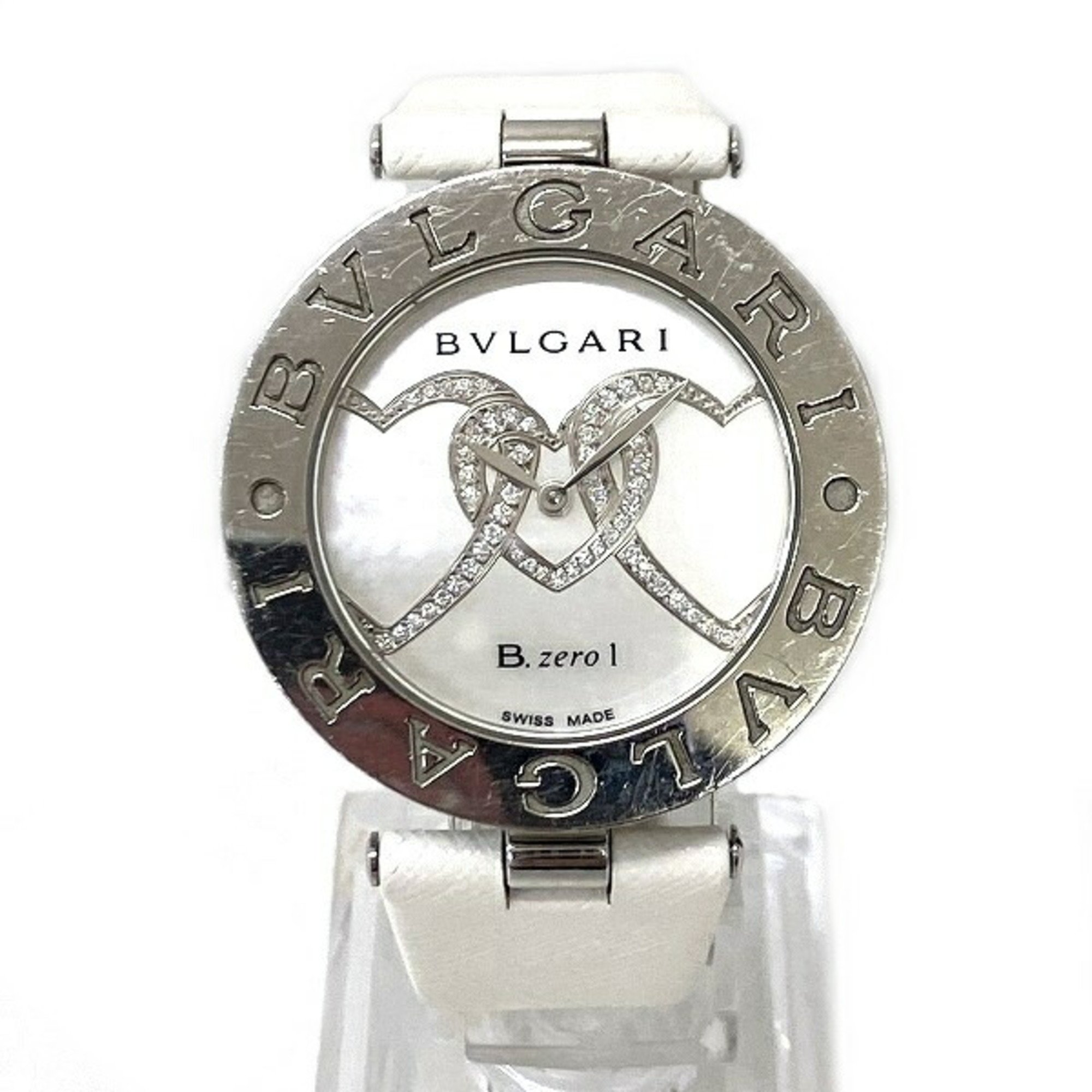 BVLGARI B.Zero1 BZ35S Quartz Triple Heart Diamond Watch Women's