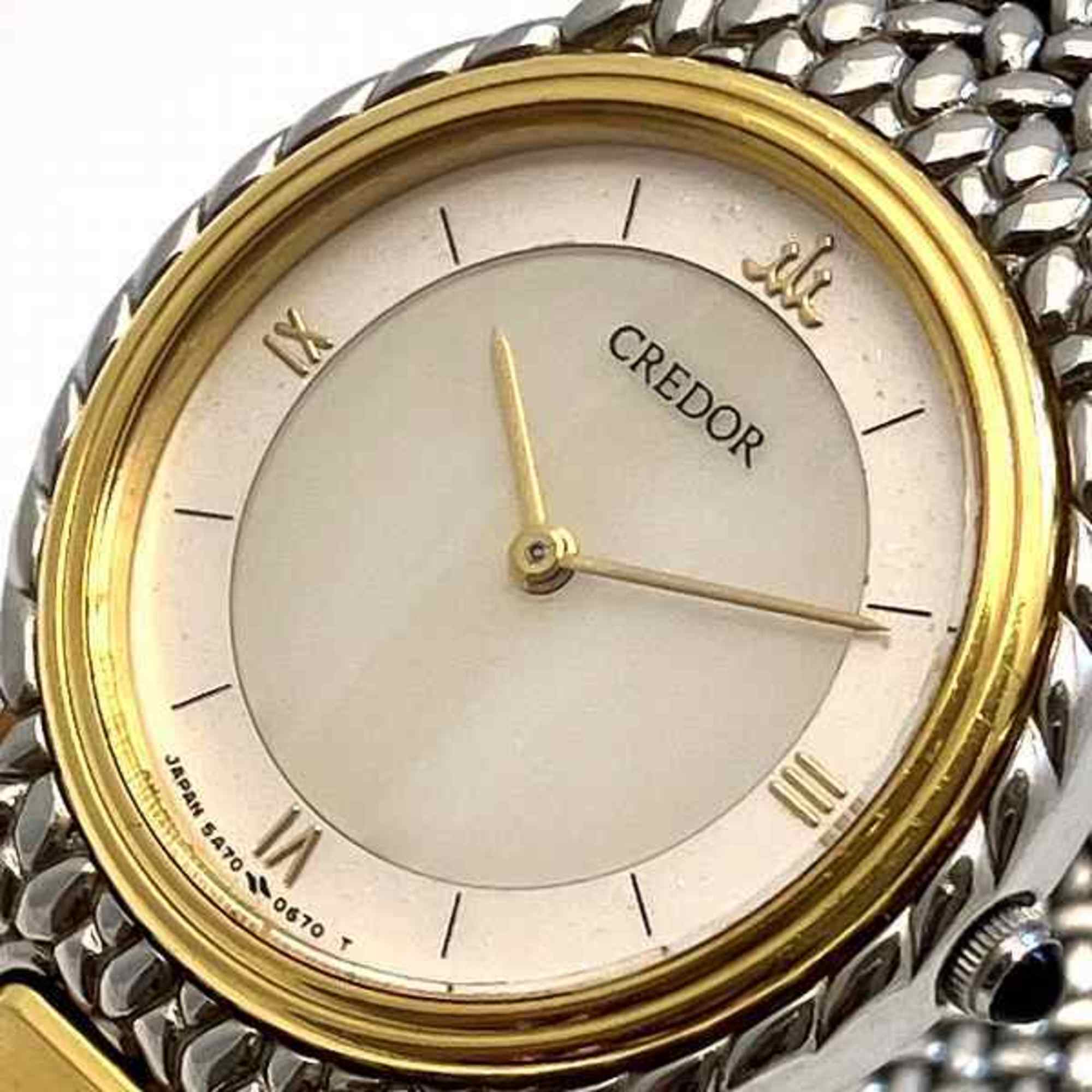 Seiko Credor 5A70-0270 Quartz Watch Women's