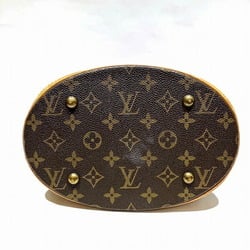 Louis Vuitton Monogram Petit Bucket M42238 Bag Tote Women's