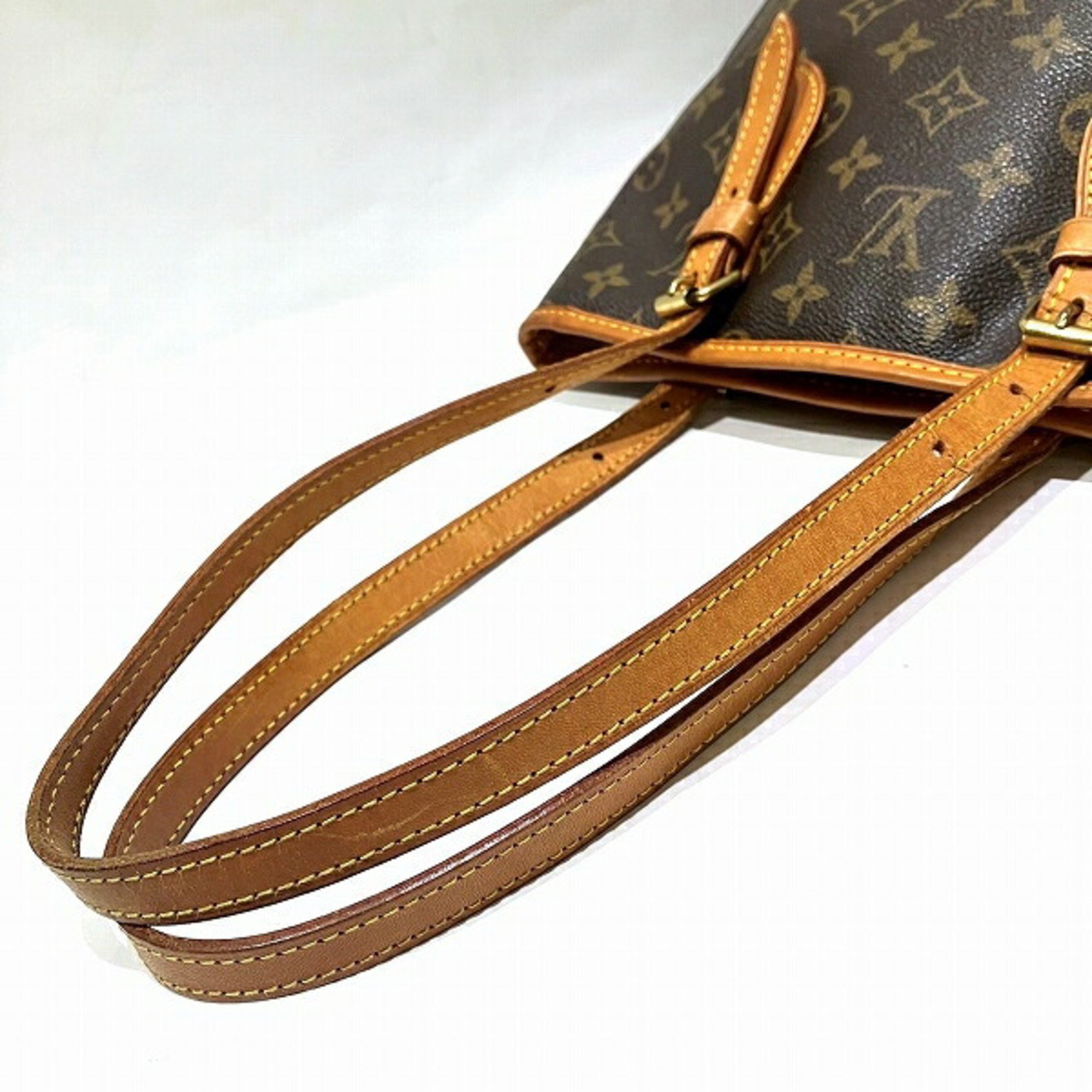 Louis Vuitton Monogram Petit Bucket M42238 Bag Tote Women's