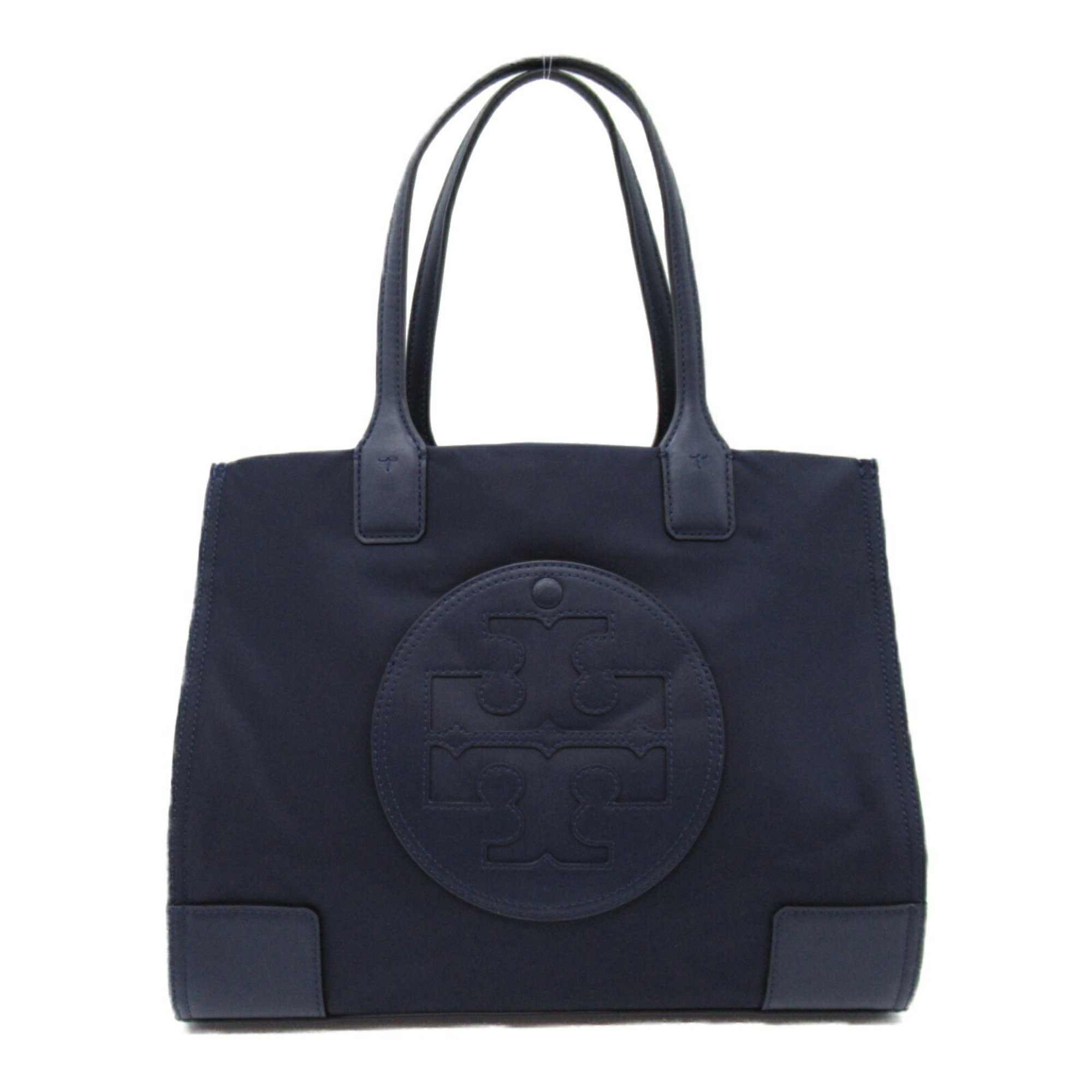 Tory Burch Bag Nylon Leather Men's Women's Navy 88578405