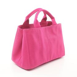 PRADA CANAPA Tote Bag Canvas Women's Pink BN2439