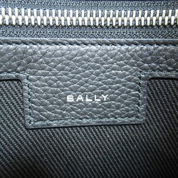 BALLY CODE 2way Bag Leather Fabric Men's Women's Black Palladio 6307002