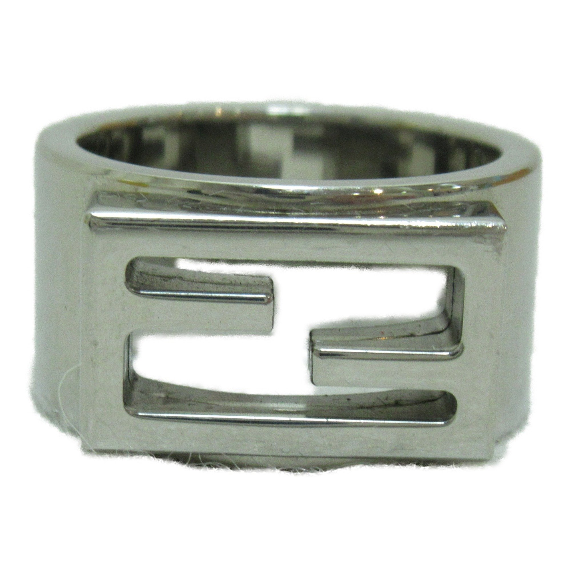 FENDI Baguette Ring, Metal, Men's, Women's, Silver