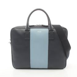 BALLY HESINES Hesines Bag Leather Men's Navy Blue 6303136