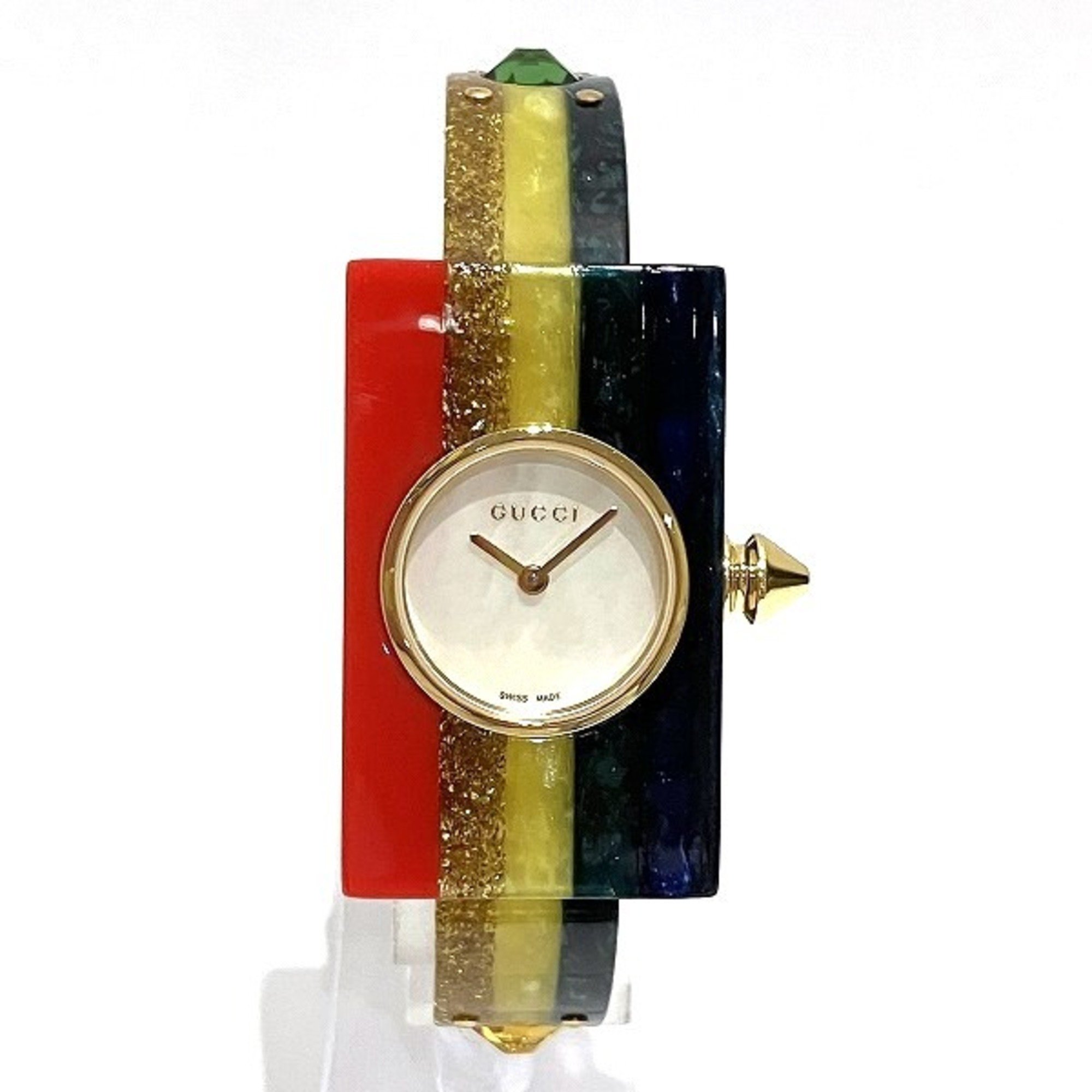 GUCCI Web Medium Watch 143.5 Quartz Bangle Women's