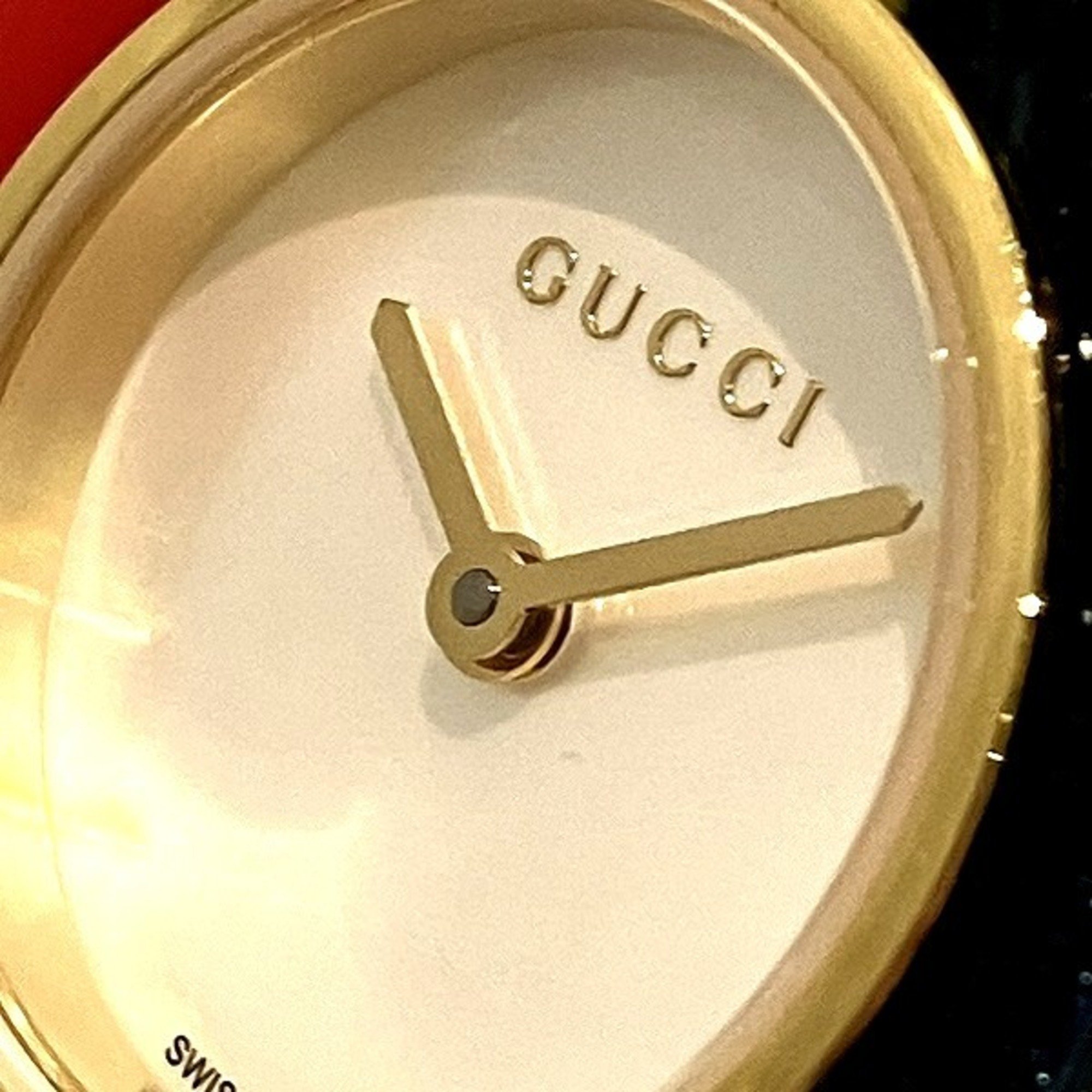 GUCCI Web Medium Watch 143.5 Quartz Bangle Women's