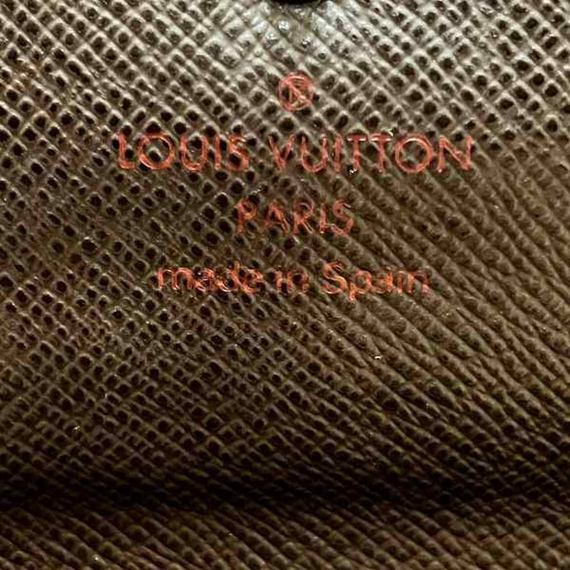 Louis Vuitton Damier Pochette Porto Monnaie Credit N61724 Long Wallet for Men and Women