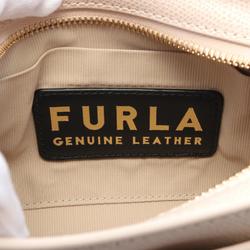 Furla 1927 Crossbody Shoulder Bag Leather Women's Beige WB01083ARE000B4L00