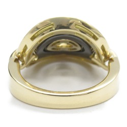 BVLGARI Astrale Cerchi Ring, 18K Yellow Gold, Ceramic, Men's, Women's, Black, Gold