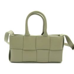 BOTTEGA VENETA Cassette Shoulder 2-way Bag Lambskin (Sheepskin) Women's Green 776778VCQC22916