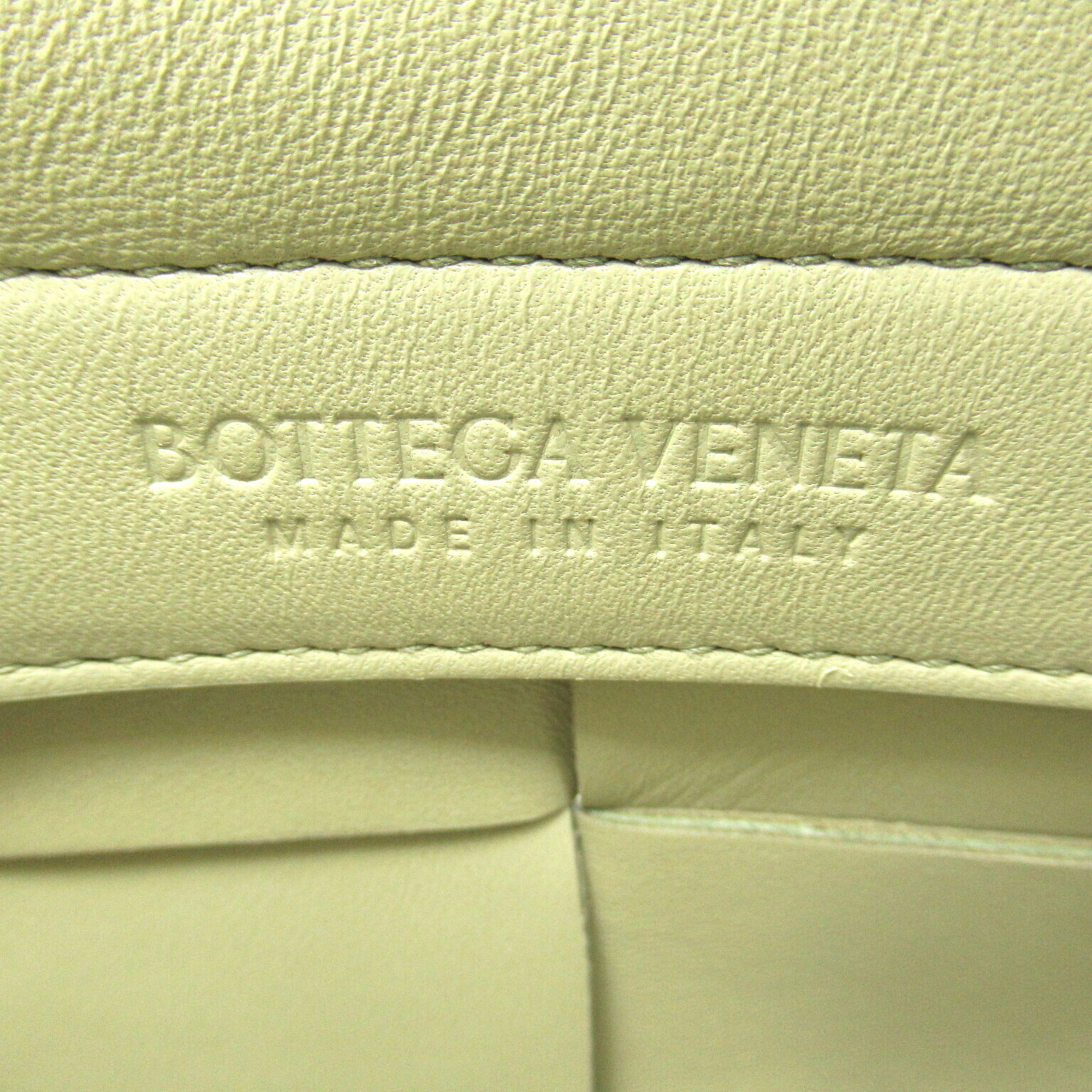 BOTTEGA VENETA Cassette Shoulder 2-way Bag Lambskin (Sheepskin) Women's Green 776778VCQC22916