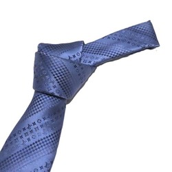 Louis Vuitton Monogram Accessory Light Blue Necktie for Men