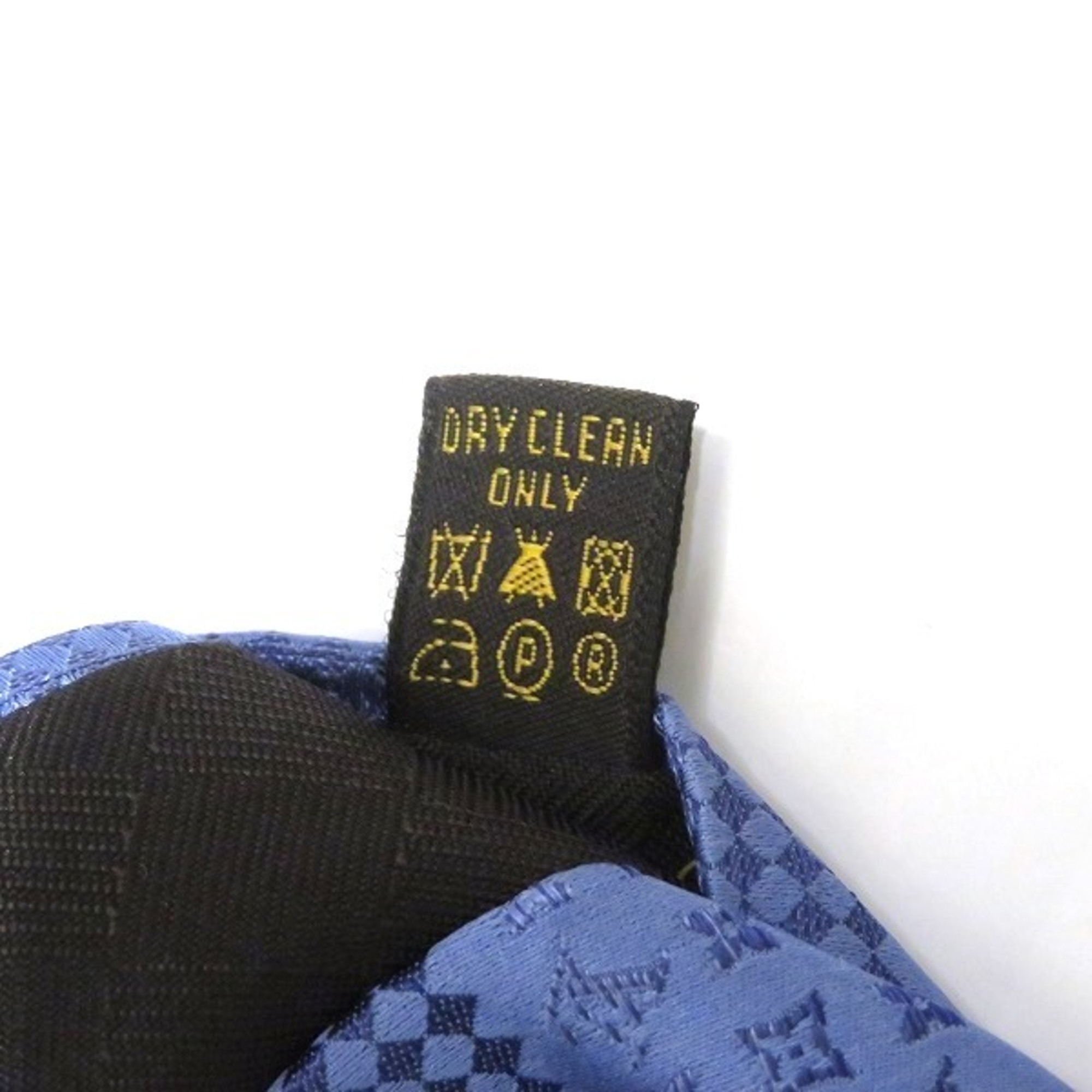 Louis Vuitton Monogram Accessory Light Blue Necktie for Men