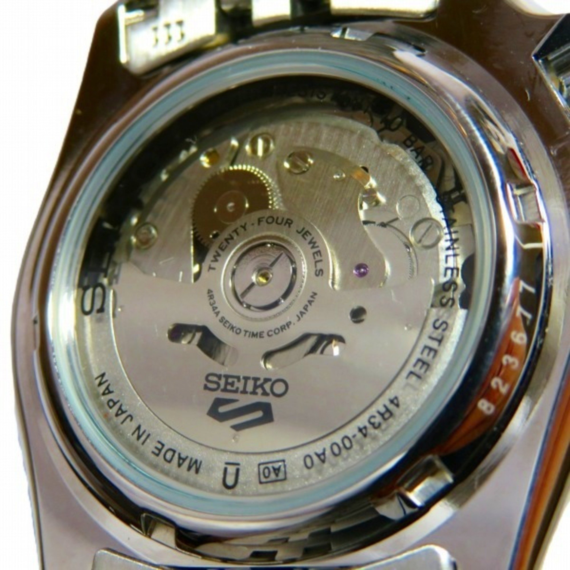 Seiko 5 Sports 4R34-00A0 Automatic Date Watch Men's Wristwatch