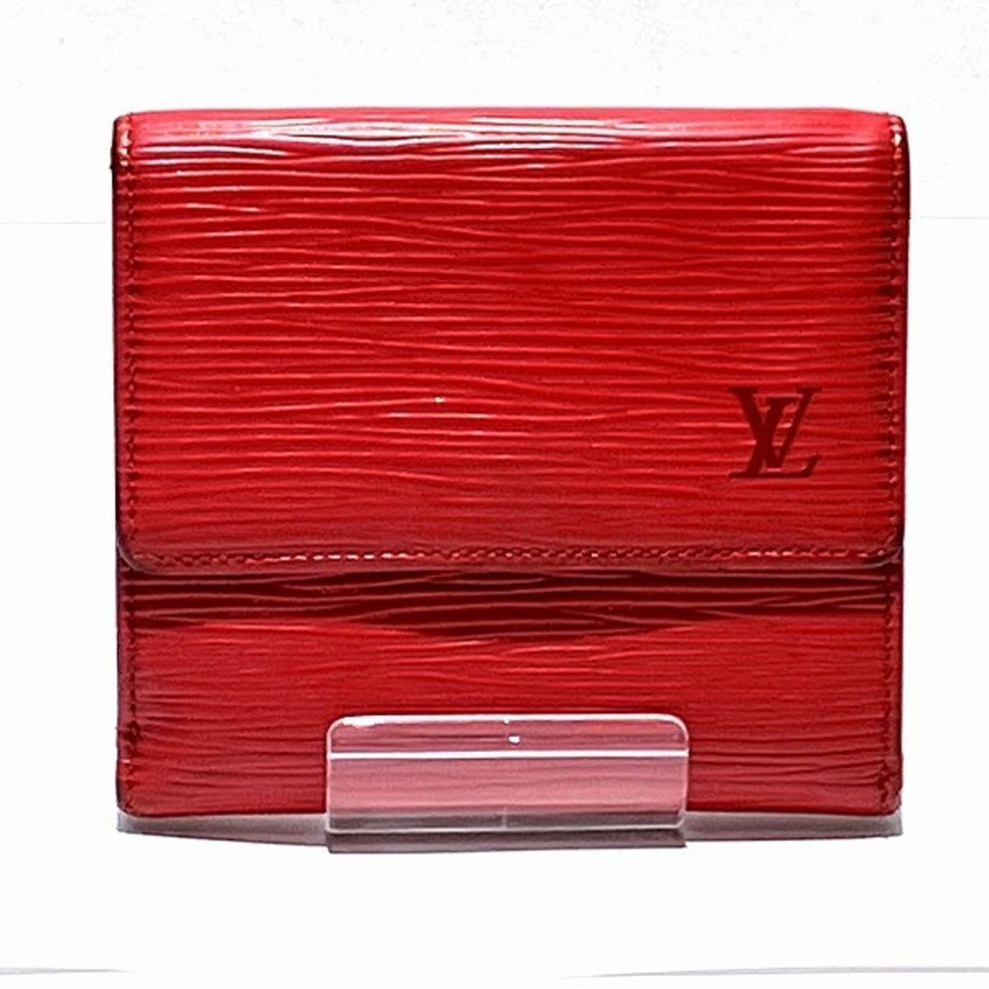 Louis Vuitton Epi Porte Monnaie Carte Credit M63487 Tri-fold Wallet for Women