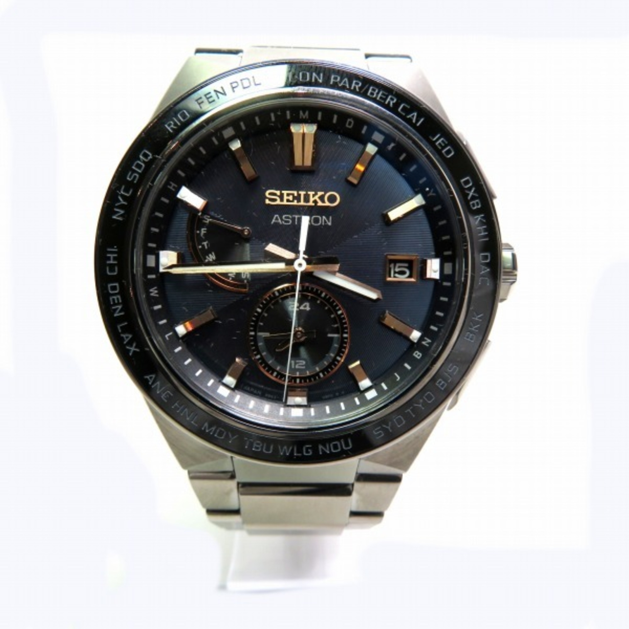 Seiko Astron SBXY053 Radio Solar Watch Men's