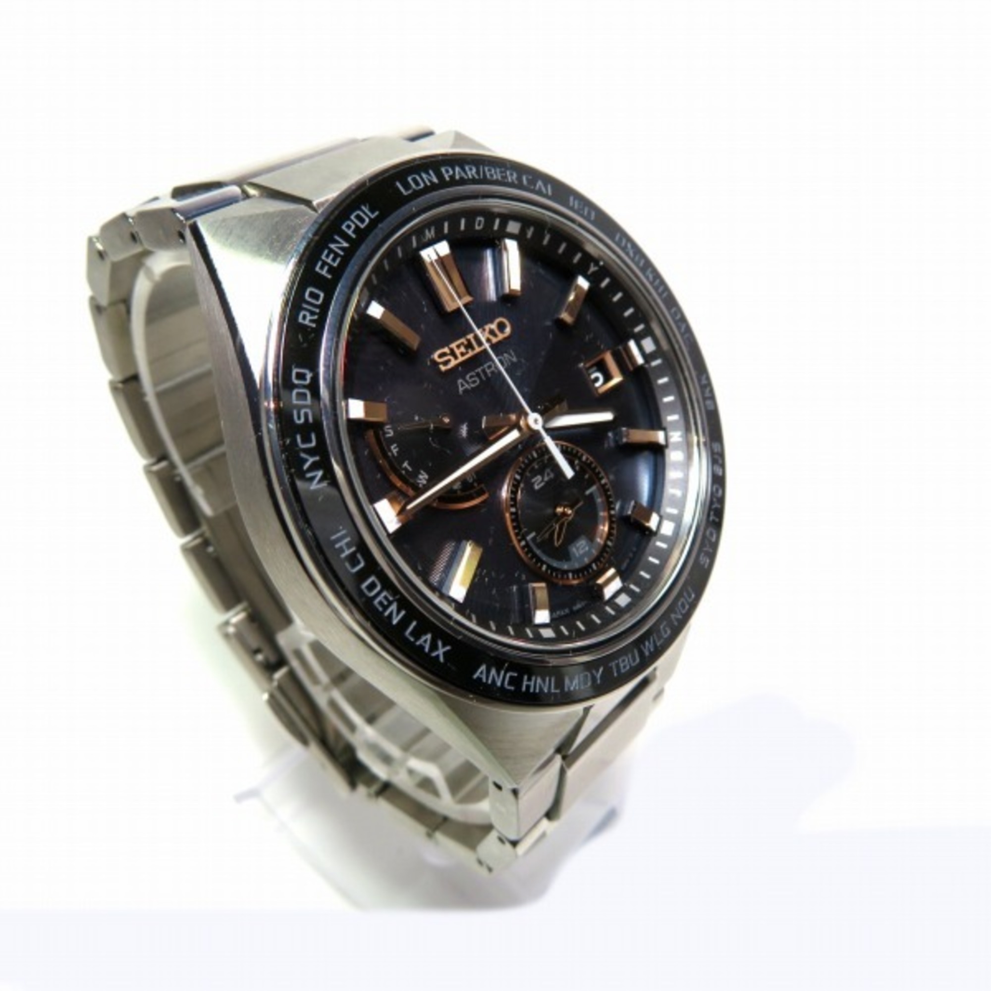 Seiko Astron SBXY053 Radio Solar Watch Men's