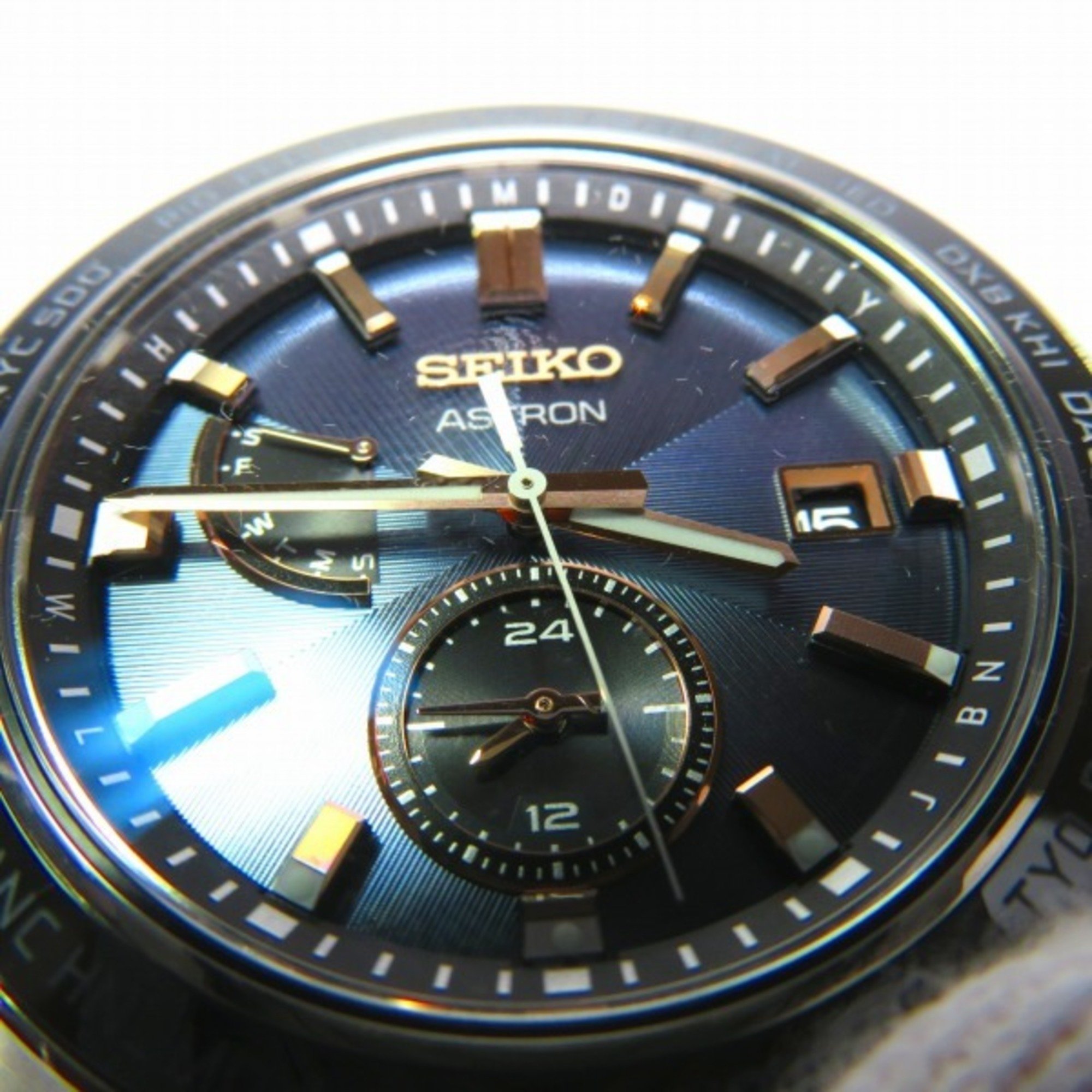 Seiko Astron SBXY053 Radio Solar Watch Men's