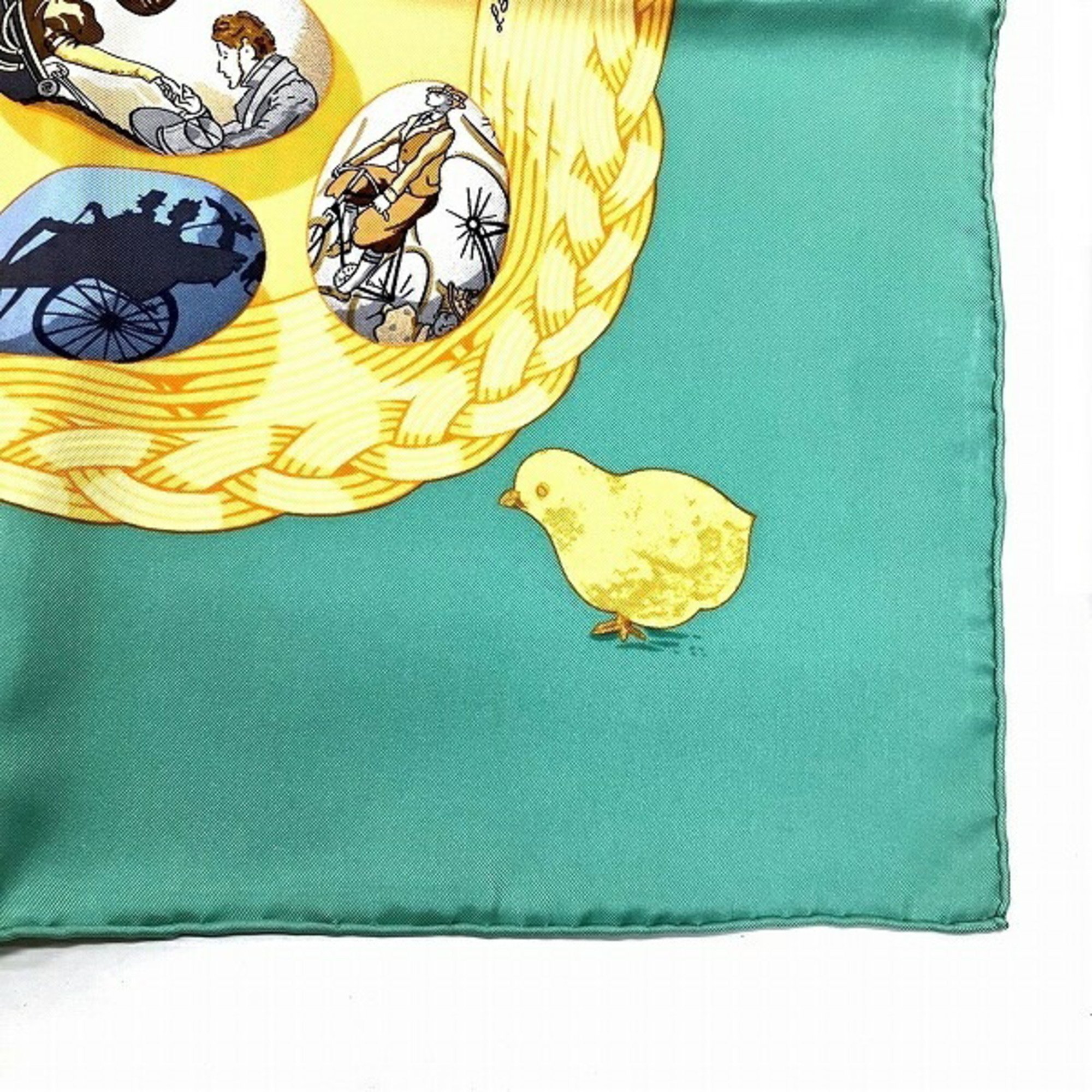 Hermes Carré 90 Chicks COUVEE D' Accessories Scarf Women's