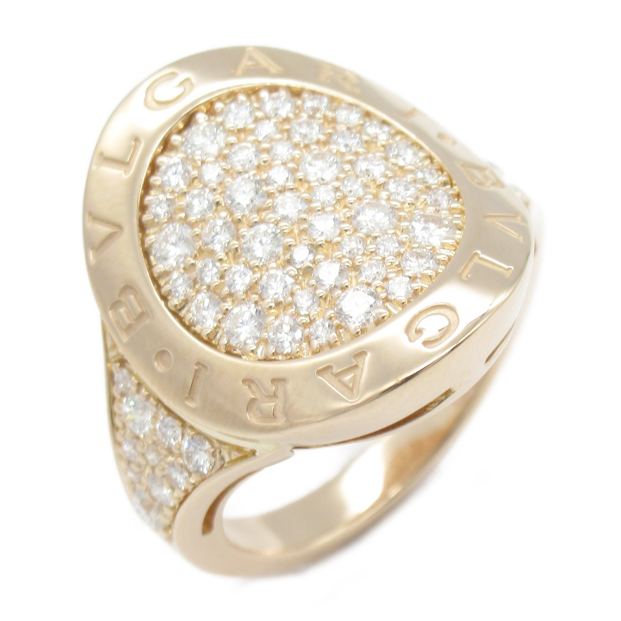 BVLGARI Revanting Diamond Ring K18PG (pink gold) Ladies Clear