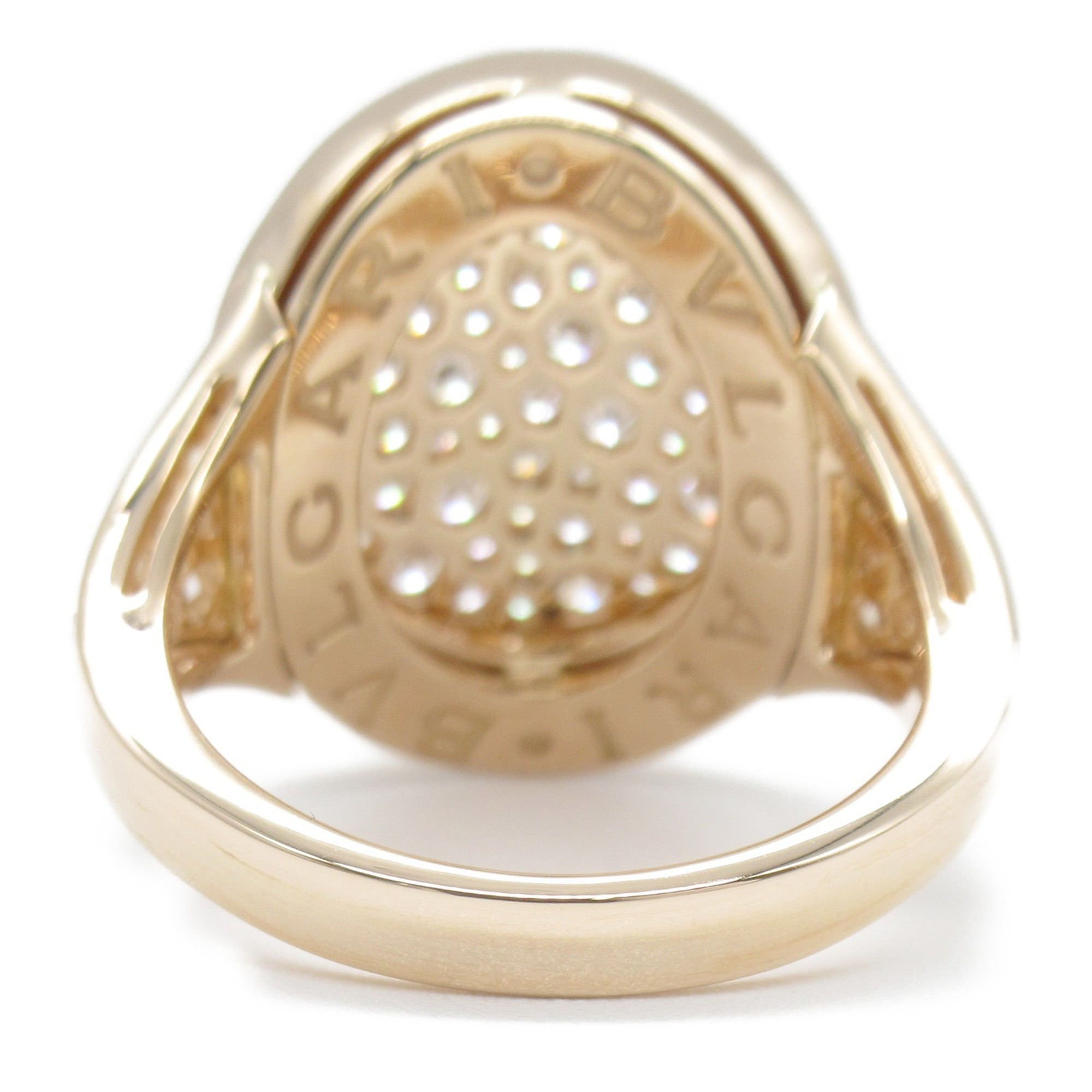 BVLGARI Revanting Diamond Ring K18PG (pink gold) Ladies Clear