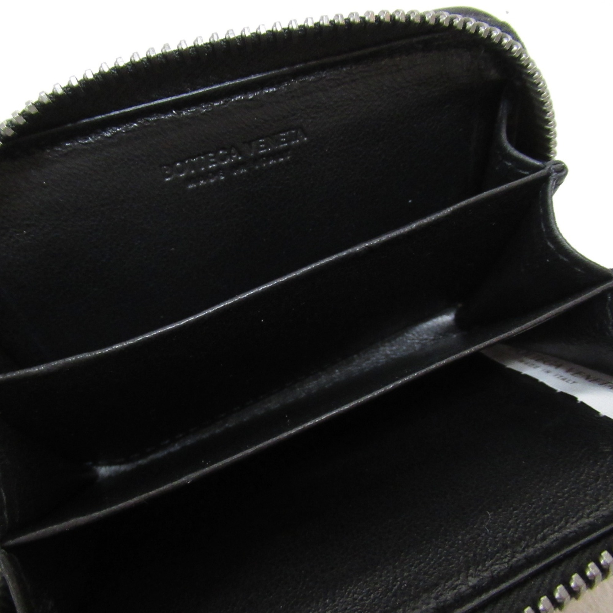 BOTTEGA VENETA Coin Purse Wallet/Coin Case Wallet Leather Men's Women's Black 114075V001N1000