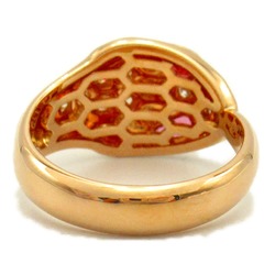 BVLGARI Serpenti Ring, K18PG (pink gold), diamond, ladies, clear, pink