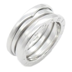 BVLGARI B-zero1 Ring, K18WG (White Gold), Men's, Women's, Silver