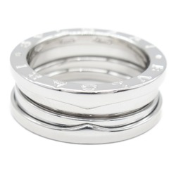 BVLGARI B-zero1 Ring, K18WG (White Gold), Men's, Women's, Silver