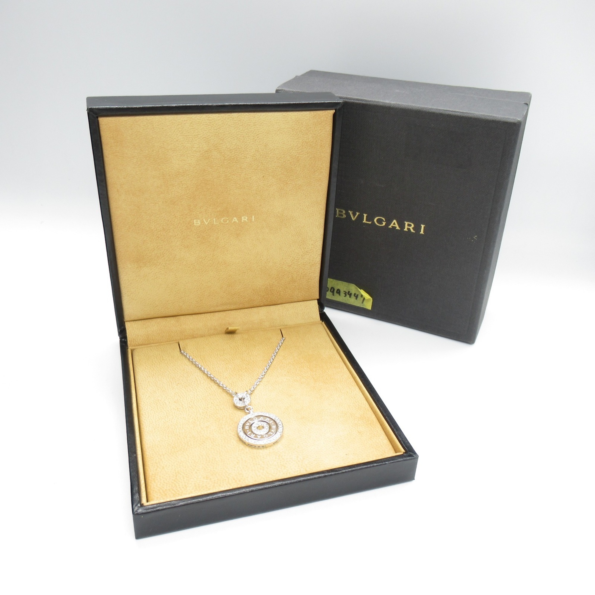 BVLGARI Astrale Cherki Necklace, K18WG (White Gold), Diamond, Women's, Clear, CL852376