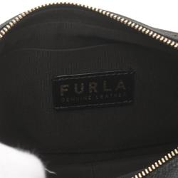 Furla LILLI XL Lily Shoulder Bag Leather Women's Black EK27LILBX1785O6000