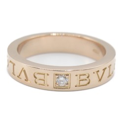 BVLGARI Double Diamond Ring K18PG (Pink Gold) Ladies Clear