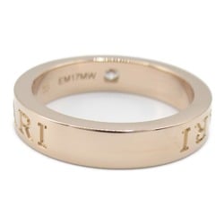 BVLGARI Double Diamond Ring K18PG (Pink Gold) Ladies Clear