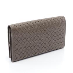 BOTTEGA VENETA Bi-fold wallet, leather, women's, brown