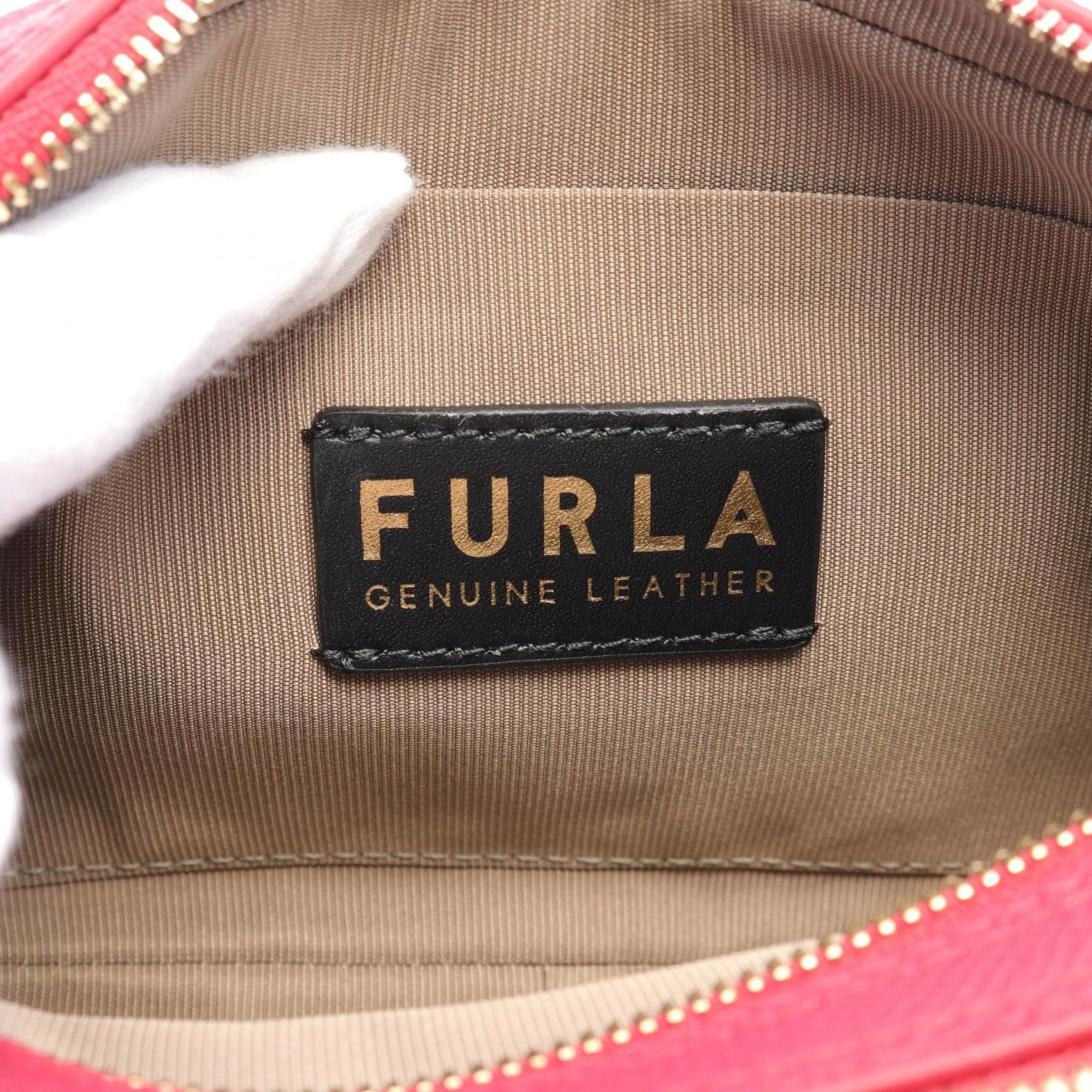 Furla LILLI XL Lily Shoulder Bag Leather Women's Pink EK27LILBX17859G000