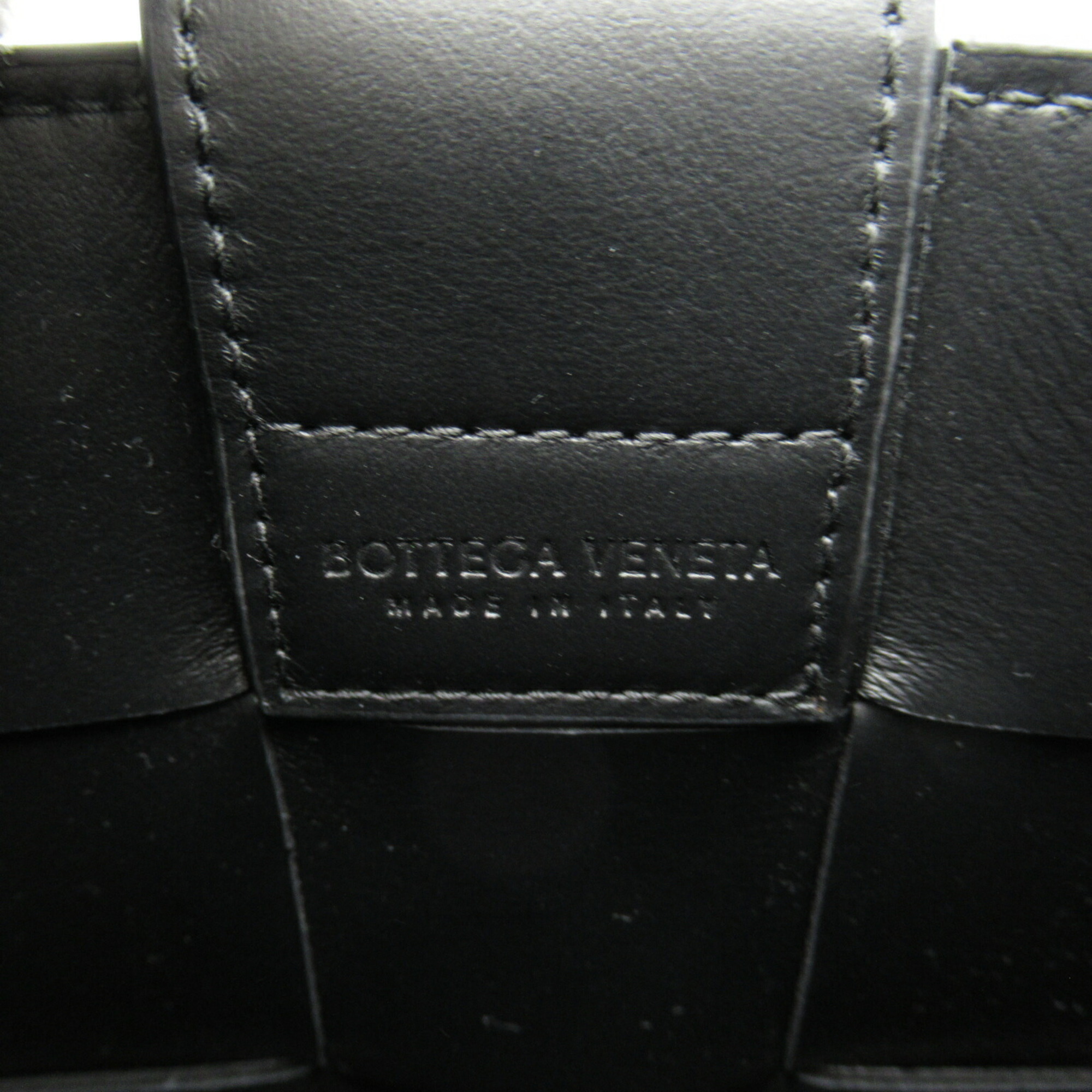 BOTTEGA VENETA Shoulder Bag, Calf Leather, Men's, Black, 729298VBWD38803