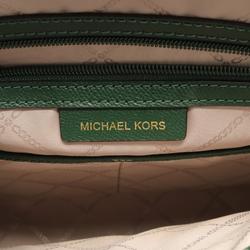 Michael Kors VOYAGER Tote Bag Leather Women's Green 30H1GV6T3L