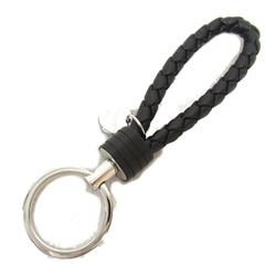 BOTTEGA VENETA Key Ring Leather Men's Women's Black 113539V001D1000