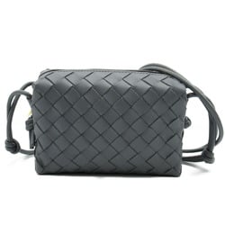 BOTTEGA VENETA Body bag Shoulder Bag Lambskin (sheepskin) Women's Gray Thunder 680254V1G111233