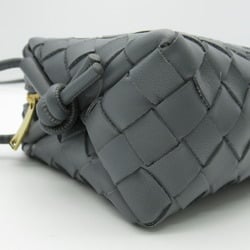 BOTTEGA VENETA Body bag Shoulder Bag Lambskin (sheepskin) Women's Gray Thunder 680254V1G111233