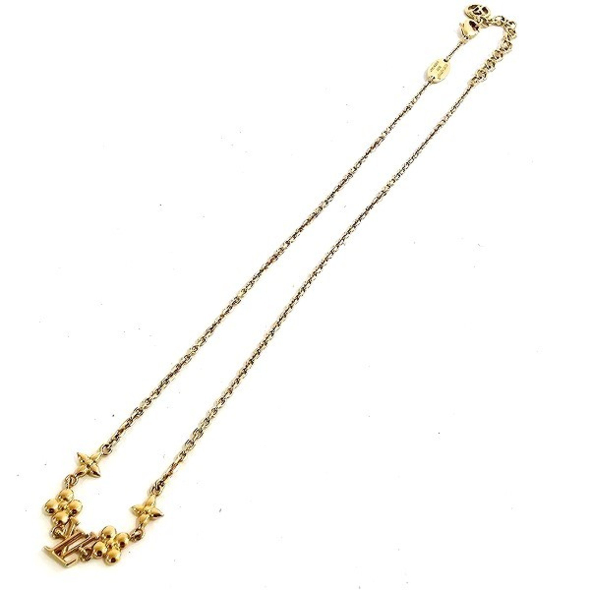 Louis Vuitton Baby Pendant Necklace Gold M01614 Accessories Men's Women's